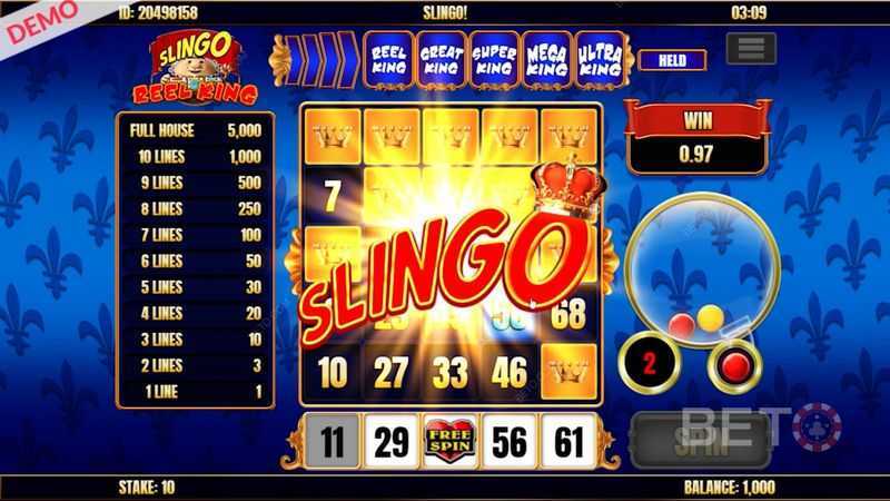 Play Slingo Reel King