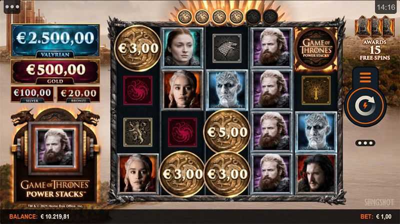 Play Game of Thrones Power Stacks