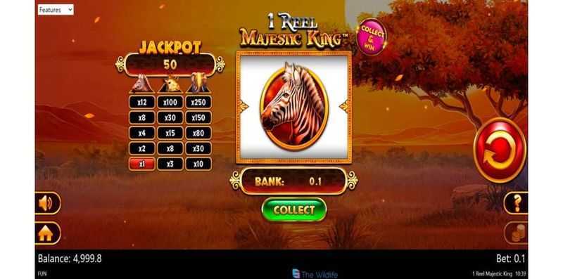 Play 1 Reel Majestic King