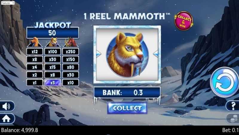 Play 1 Reel Mammoth