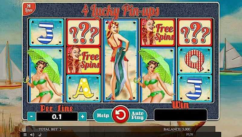 Play 4 Lucky Pin-ups