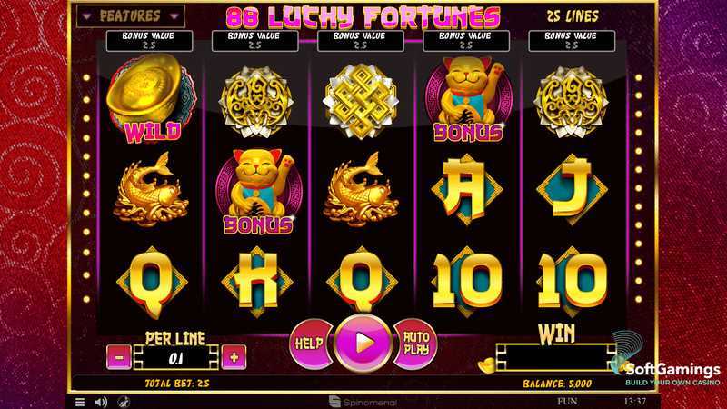 Play 88 Lucky Fortunes