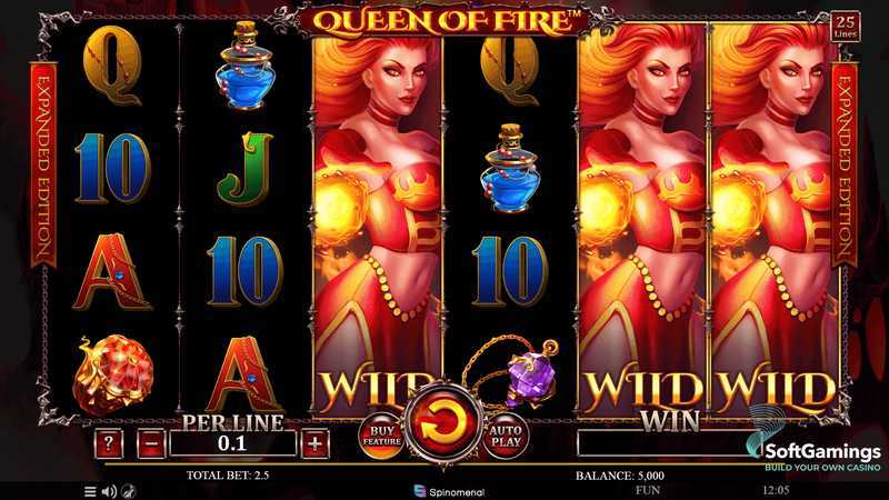 Play Cookie Casino Queen of Fire