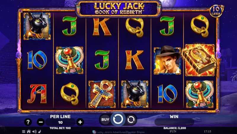 Play Lucky Jack - Book Of Rebirth