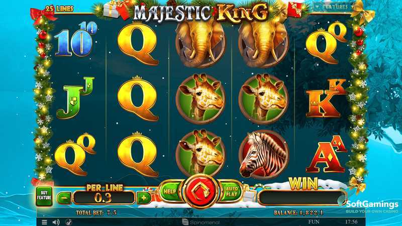 Play Majestic King Christmas Edition