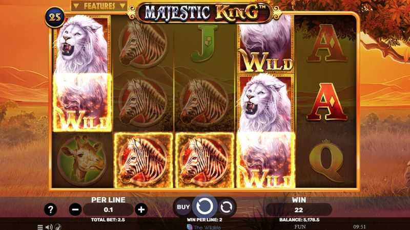 Play Majestic King - Sunset