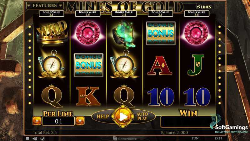 Play Mines of Gold