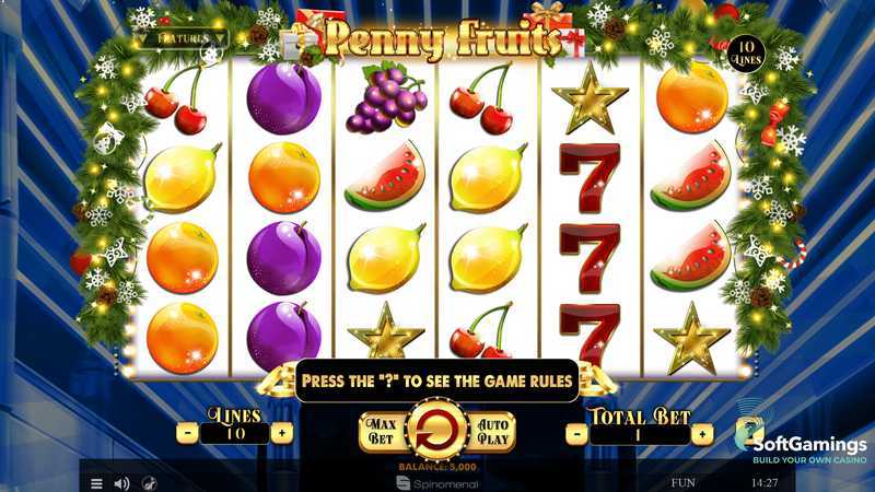 Play Penny Fruits Christmas Edition