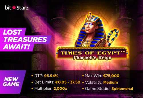 Play Times of Egypt - Pharaoh's Reign