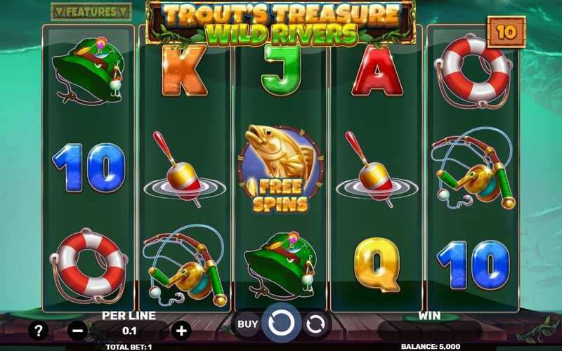 Play Trout's Treasure Wild Rivers