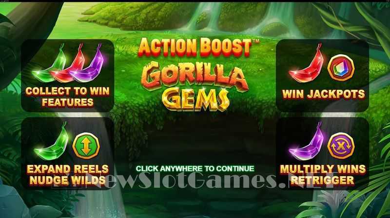 Play Action Boost Gorilla Gems