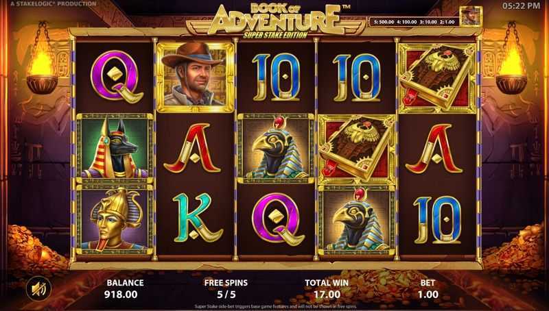 Slot Book of Adventure Super Stake Edition