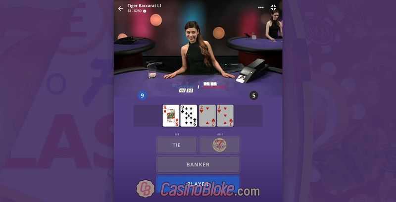 Play Tiger Bonus Baccarat