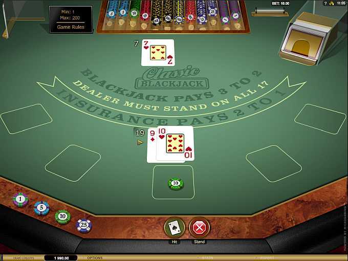 Classic Blackjack with Picture-Perfect Bonus Classic Blackjack with Picture-Perfect Bonus