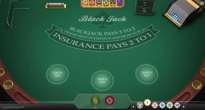 Play European Blackjack MH