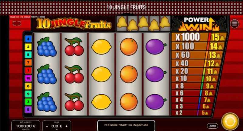 Play 10 Jingle Fruits