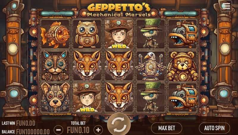 Play Geppetto's Mechanical Marvels