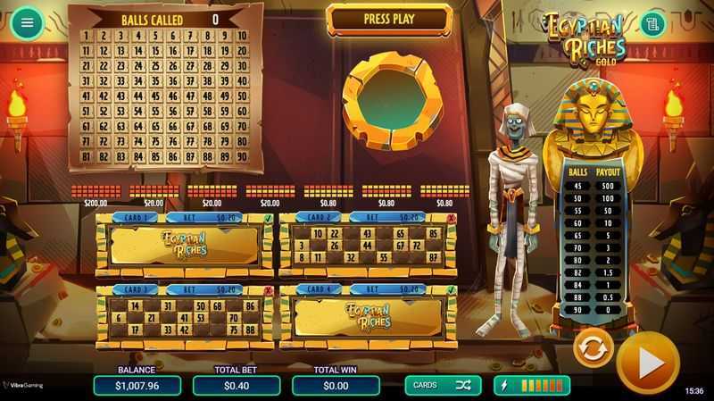 Slot Egyptian Riches Gold