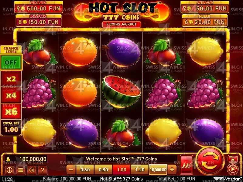 Play Hot Slot: 777 Coins