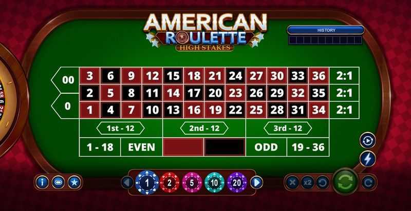 Play American Roulette High Stakes