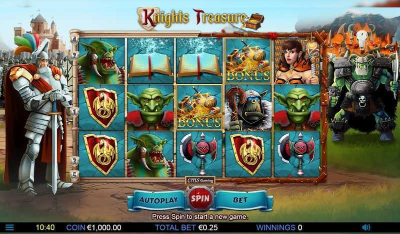 Juega Knights Treasure en el casino