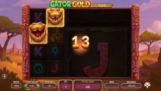 Play Gator Gold Gigablox