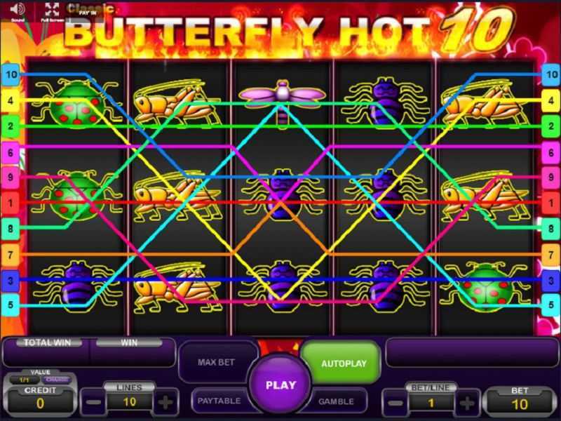 Play Butterfly Hot 10